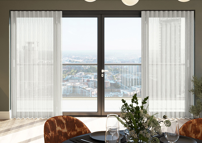 Kalahari Voile, Ghost White - Made to Measure Curtains - Image 3